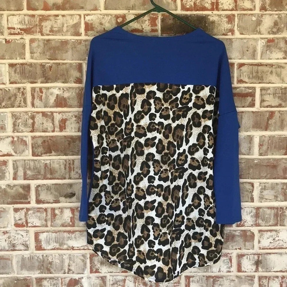 GameDay Couture Leopard Print Dallas Mavericks Basketball Shirt - Picture 4 of 9